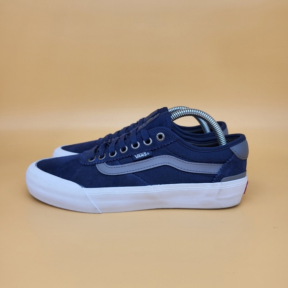 Vans Old School Blue Suede Skateboard Shoes Women's Size 8 - Picture 1 of 8
